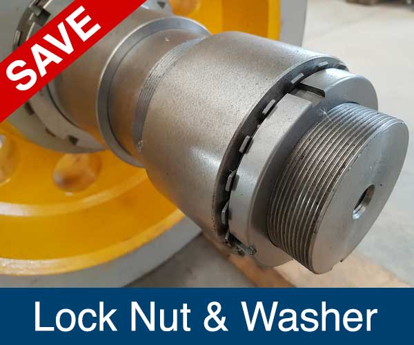 Lock Nut and Lock Washer, Recycling Spare Parts